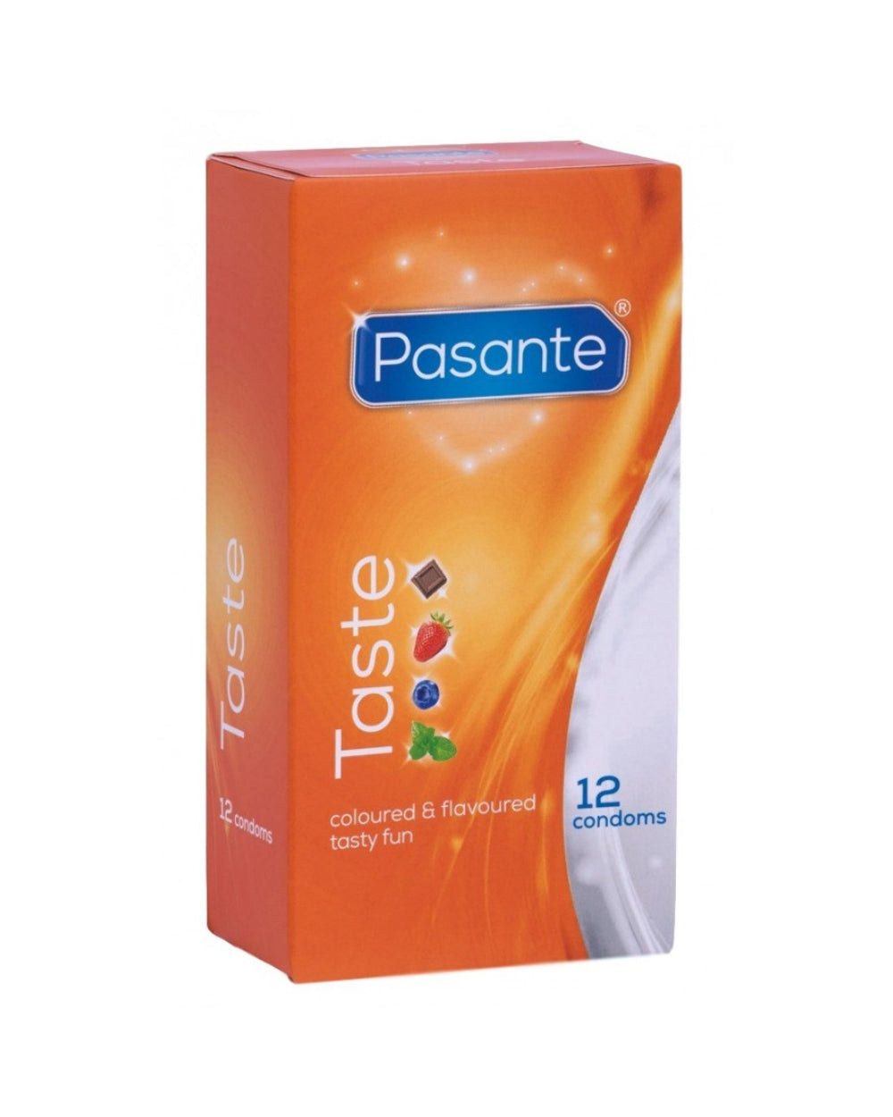 Préservatifs aromatisés Taste 53mm 12 unités Pasante