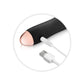 Vibromasseur noir 7 vitesses rechargeable - Love Store Paris