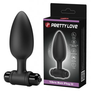 PRETTY LOVE Plug Vibrant Vibra Butt 9.5x3.8cm – vue 1