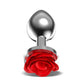 Bijou anal métal rose rouge Afterdark - Love Store Paris