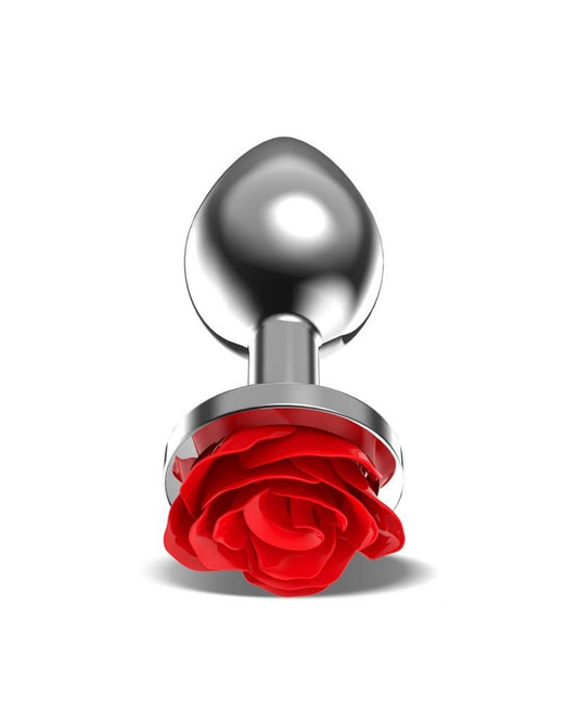 Bijou anal métal rose rouge Afterdark - Love Store Paris