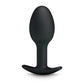 Plug anal avec bille silicone noire - Love Store Paris