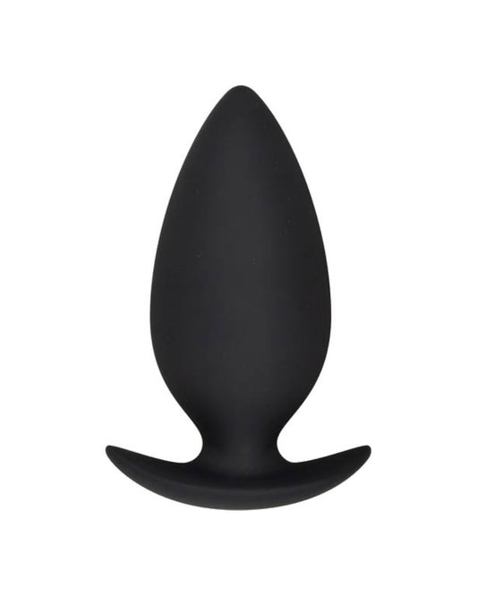 Plug anal ogive silicone noire 10,5cm - Love Store Paris