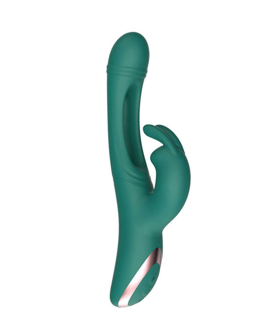 Vibromasseur rabbit rechargeable vert - Love Store Paris
