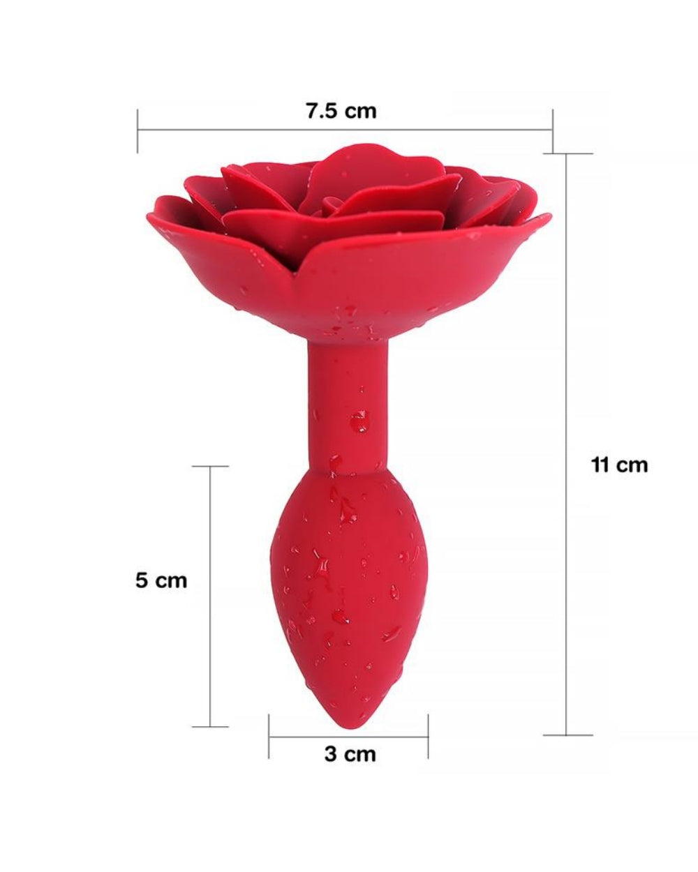 silicone grande rose A-Gusto - Love Store Paris