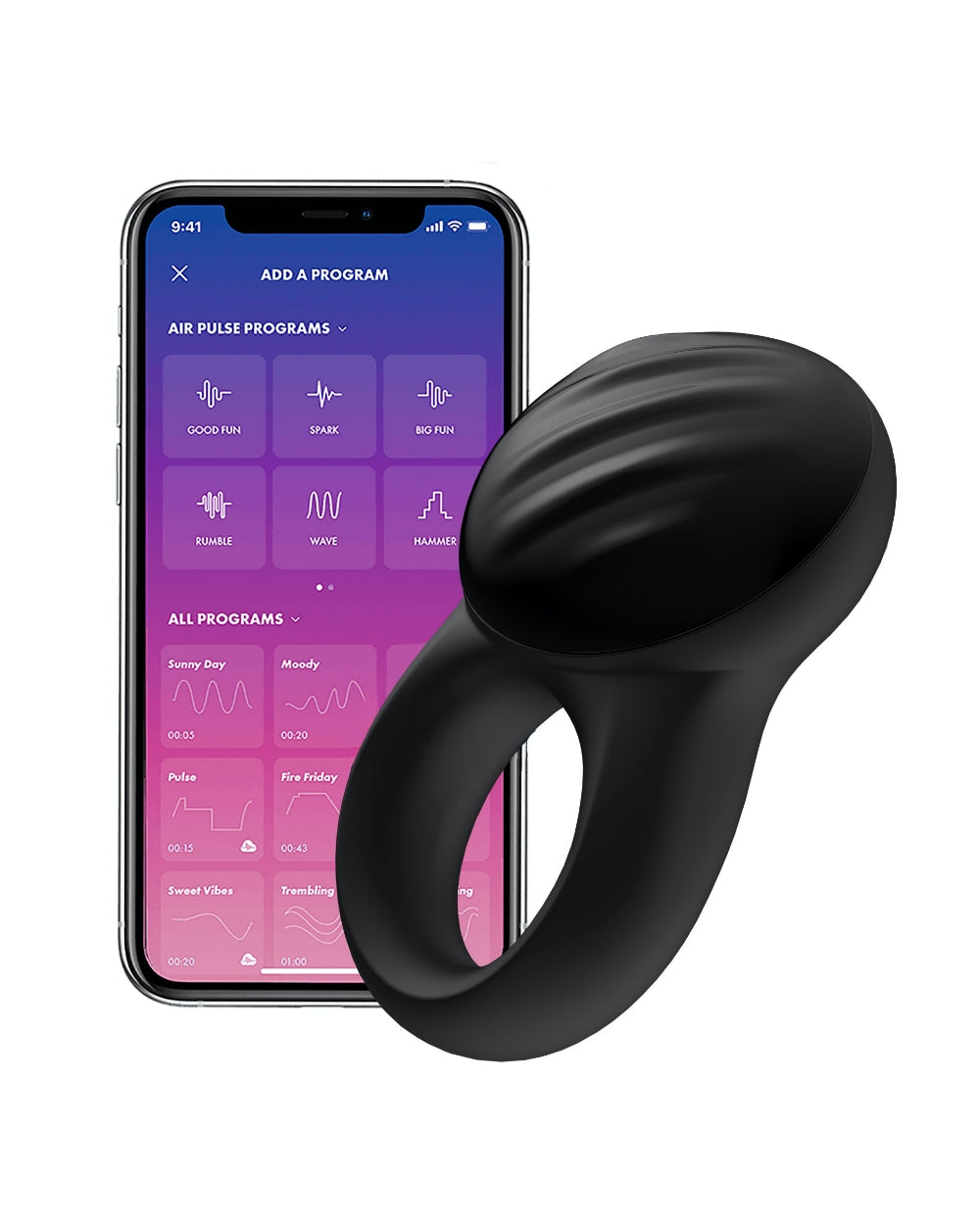 Signet Ring anneau pénien connecté Satisfyer - Love Store Paris