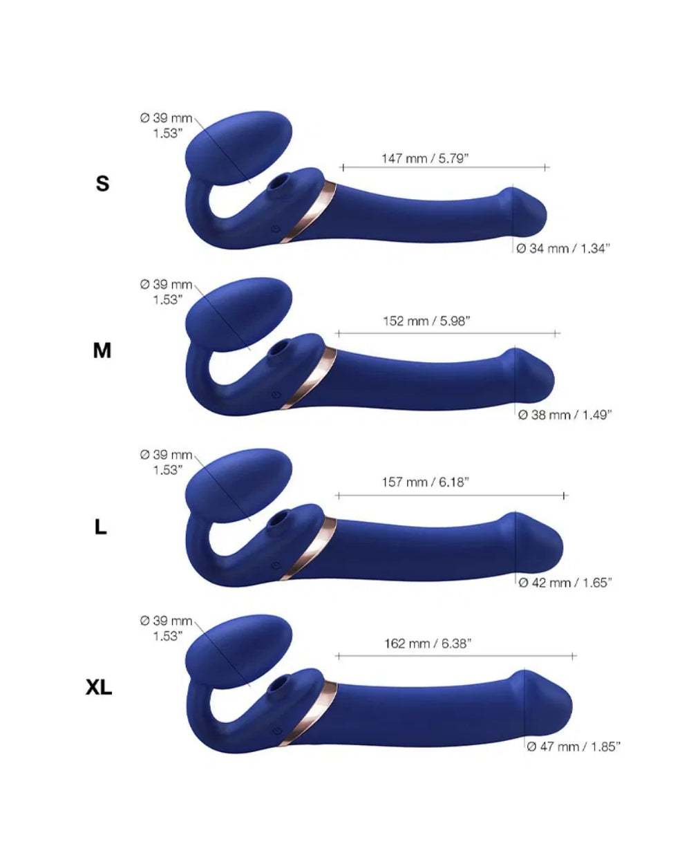 Multi Orgasm gode sans ceinture télécommande - Love Store Paris