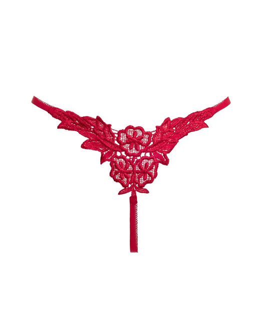 String broderie rouge Amorable - Love Store Paris