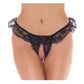 String ouvert résille noire Amorable - Love Store Paris