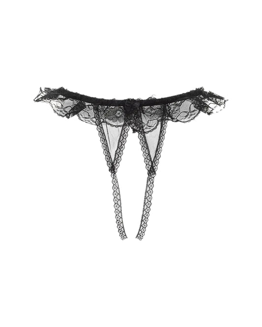String ouvert résille noire Amorable - Love Store Paris