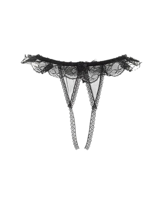 String ouvert résille noire Amorable - Love Store Paris