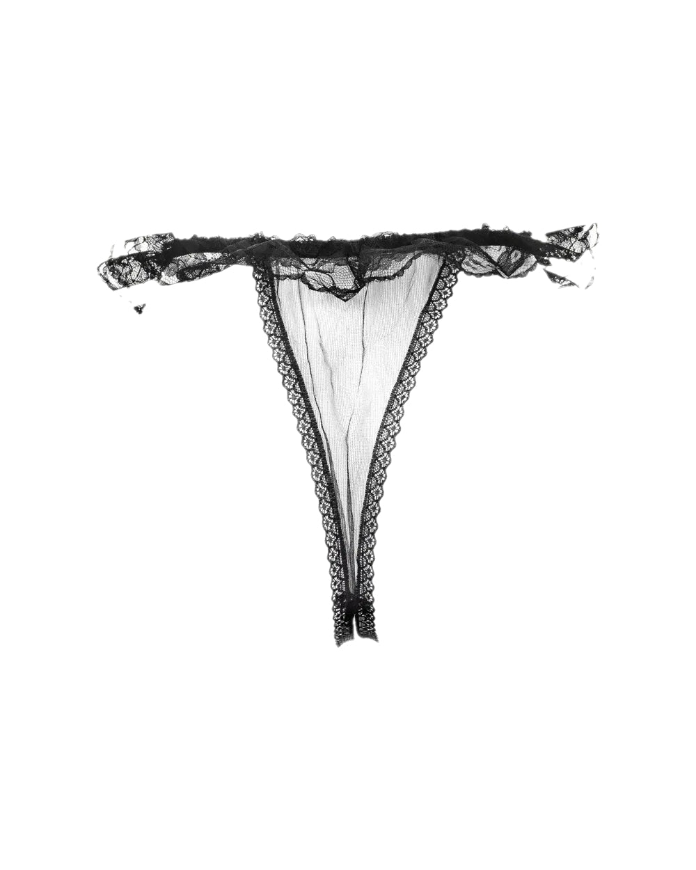 String ouvert résille noire Amorable - Love Store Paris