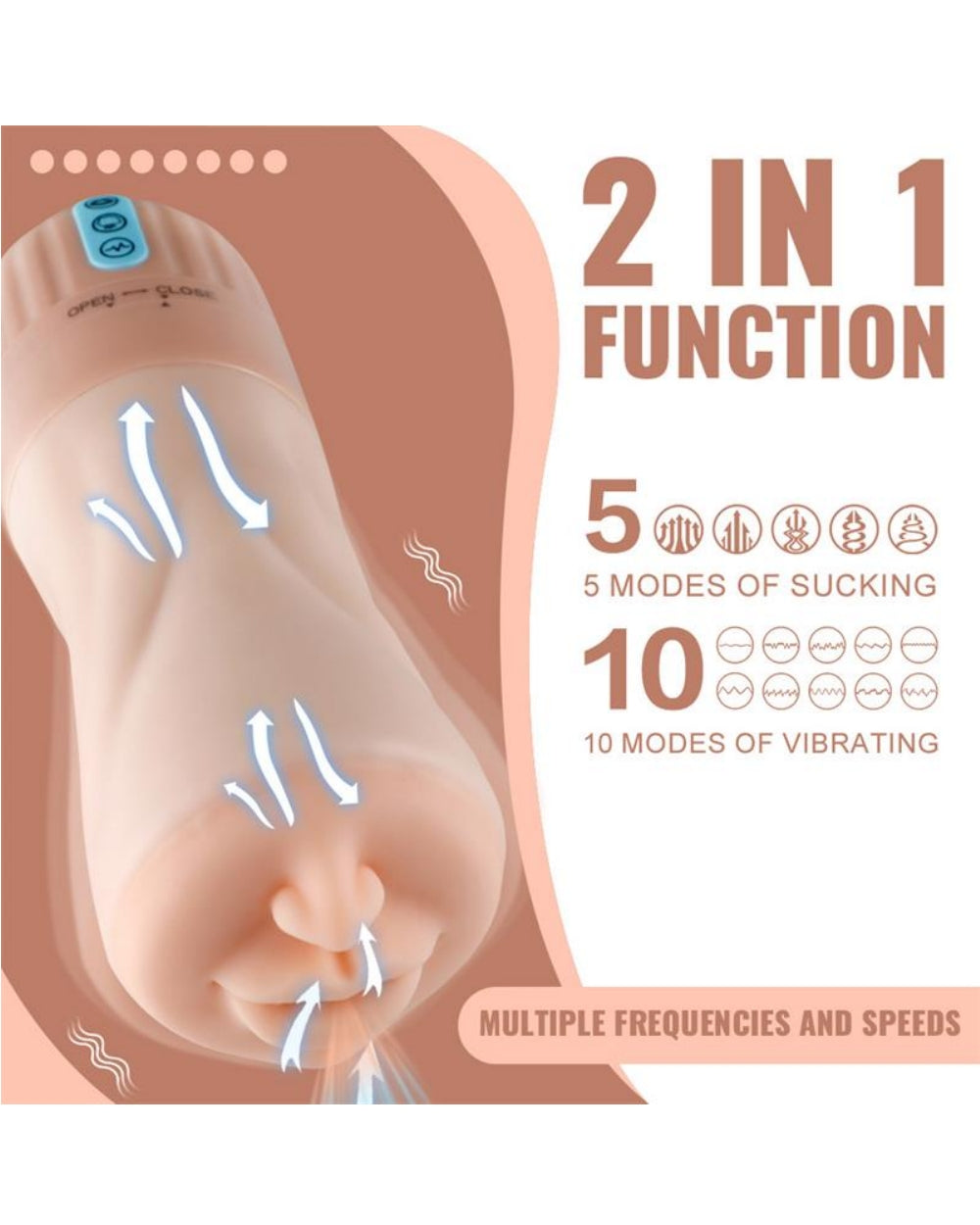 Suctroker v2.0 masturbateur bouche Xise - Love Store Paris