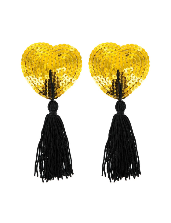 Cache tétons coeurs sequins - Love Store Paris