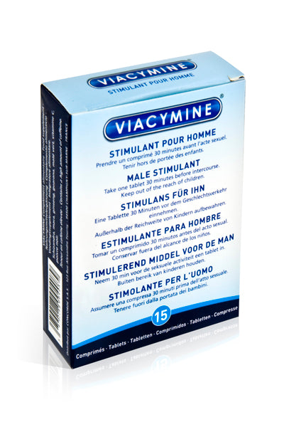 15 PILULES STIMULANTES VIACYMINE POUR HOMME - LOVE STORE PARIS 