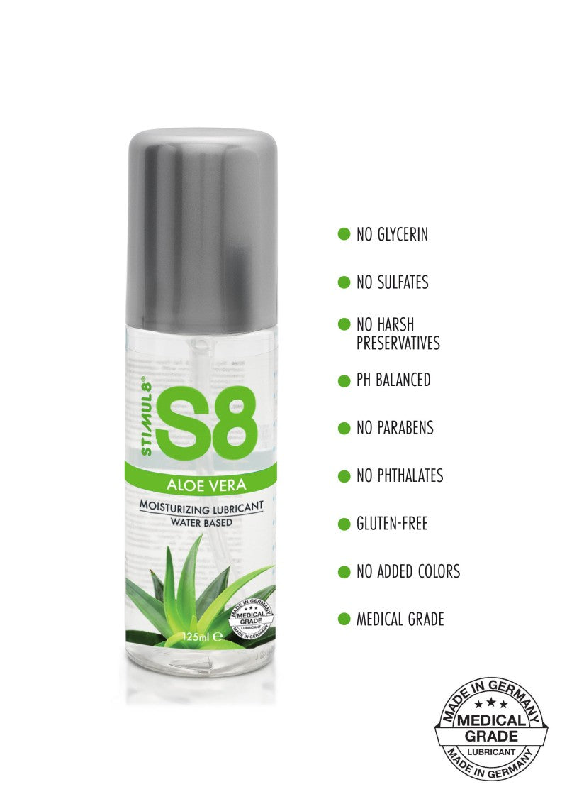 S8 WB Aloe Vera Lube 125ml - LOVE STORE PARIS 