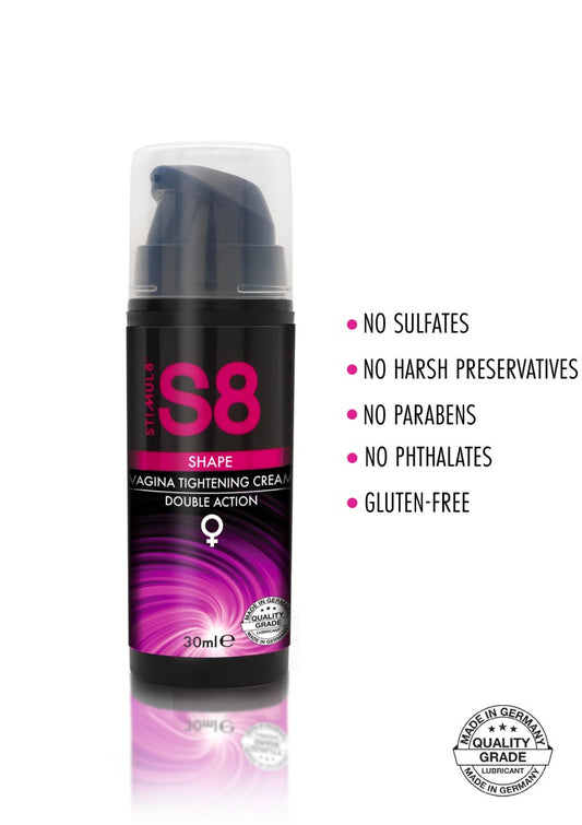 S8 Tightening Creme Shape 30ml -  rétrécissement vaginal - LOVE STORE PARIS 