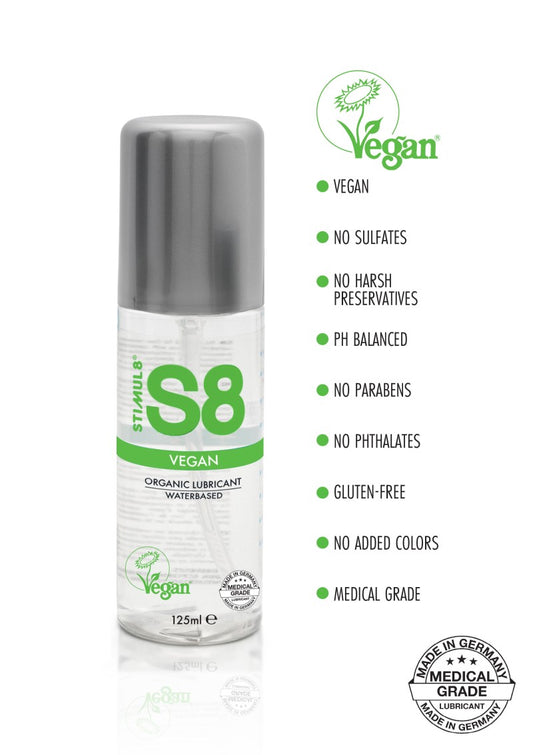 S8 WB Vegan Lube 125ml - LOVE STORE PARIS 