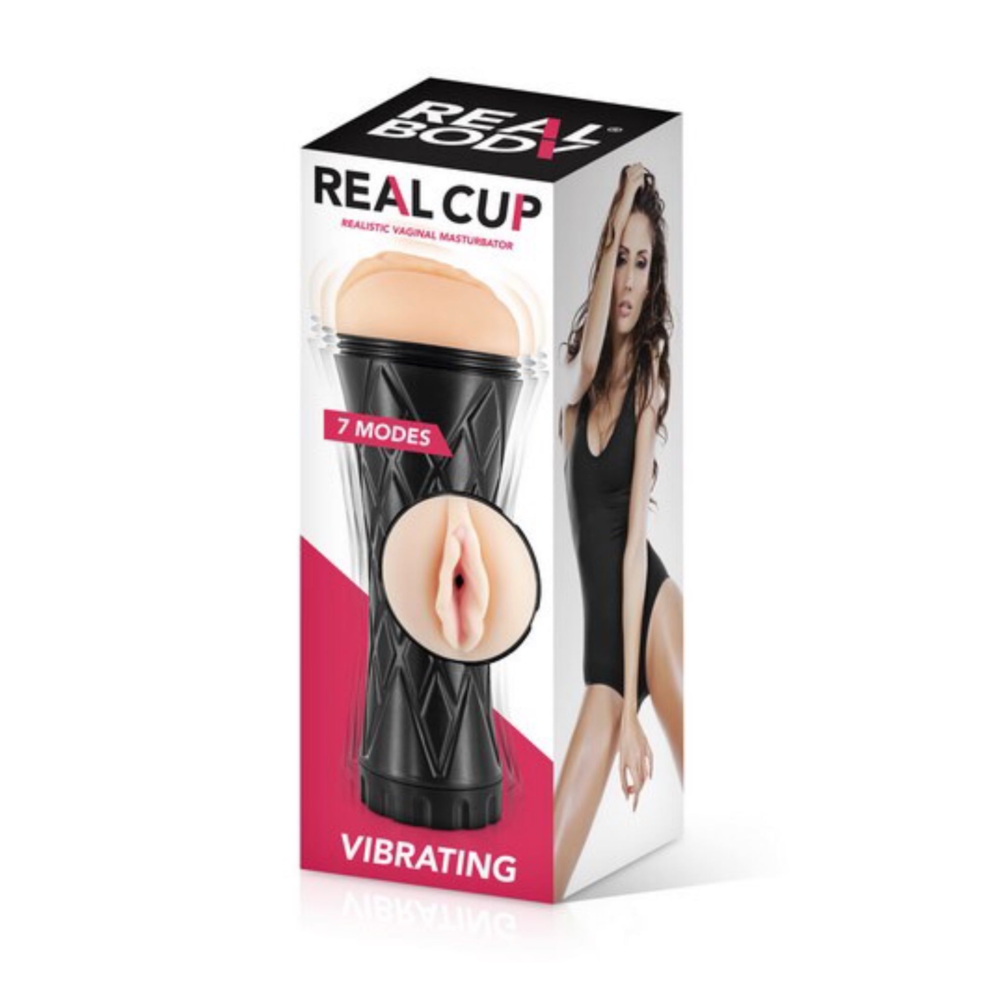 Real cup, masturbateur vagin réaliste vibrant - LOVE STORE PARIS 