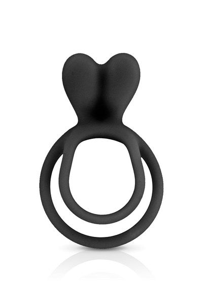 Double anneau avec ergot silicone - Love Store Paris