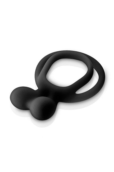 Double anneau avec ergot silicone - Love Store Paris