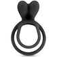 Double anneau pénis avec ergot silicone - Love Store Paris