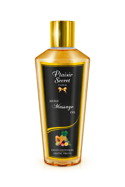 Huile de massage sèche fruits exotiques 250ml - LOVE STORE PARIS 