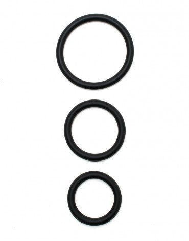RIMBA - FLEXIBLE SILICONE COCKRING TRIO - LOVE STORE PARIS 