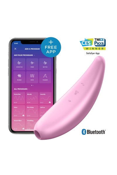 Stimulateur de clitoris rose Satisfyer connecté - LOVE STORE PARIS 