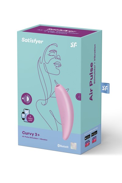Stimulateur de clitoris rose Satisfyer connecté - LOVE STORE PARIS 